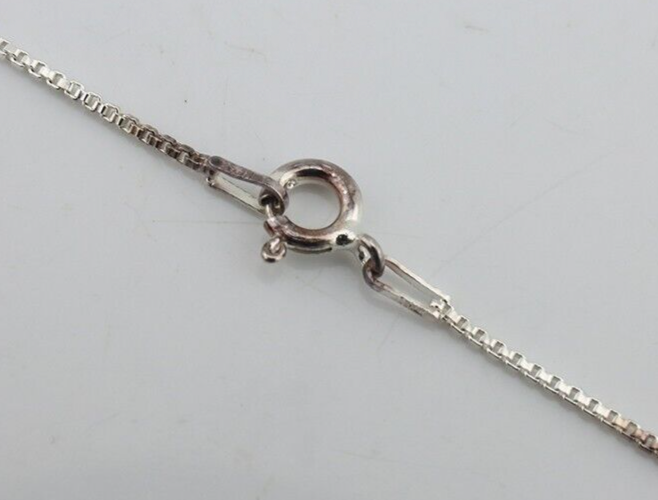 Navajo Necklace 925 Silver Arizona Turquoise Handmade Signed Gecko C.90's