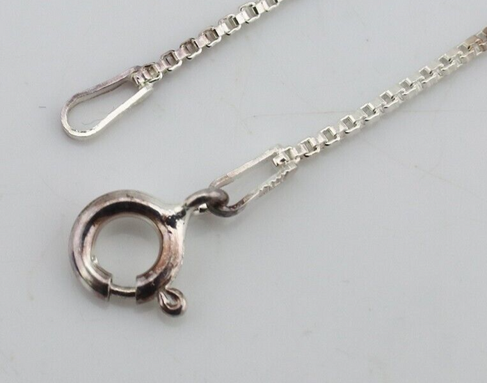 Navajo Necklace 925 Silver Arizona Turquoise Handmade Signed Gecko C.90's