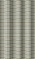 Checkered Home Décor Fabric By the Metre (Olive Green/ White)