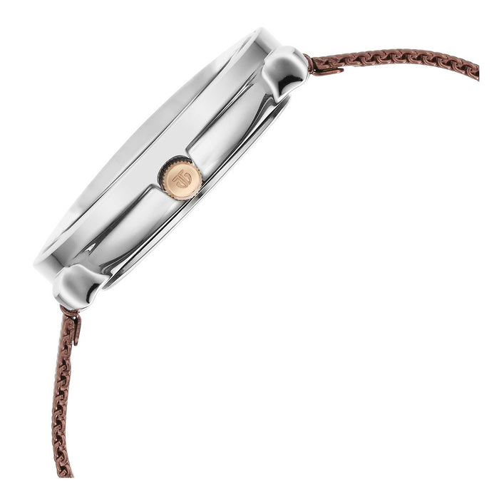 Noir Brown Dial Metal Strap Watch 2651KM02