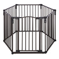 North States 3-in-1 Arched Décor Metal Superyard Six-Panel