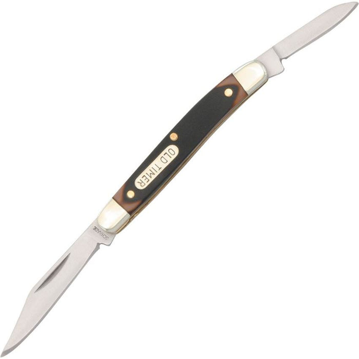 Old Timer Minuteman 2-3/4" Pocket Knife 2 Blade Sawcut Delrin Handle