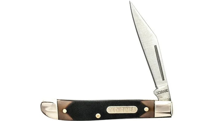 Old Timer Pal 2-3/4" Pocket Knife Clip Point Blade Sawcut Handle
