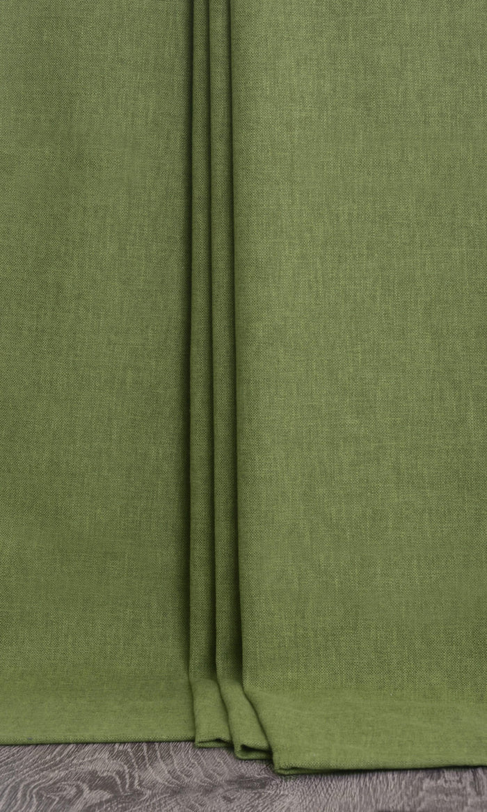 Poly-Linen Made-to-Measure Curtains (Green)