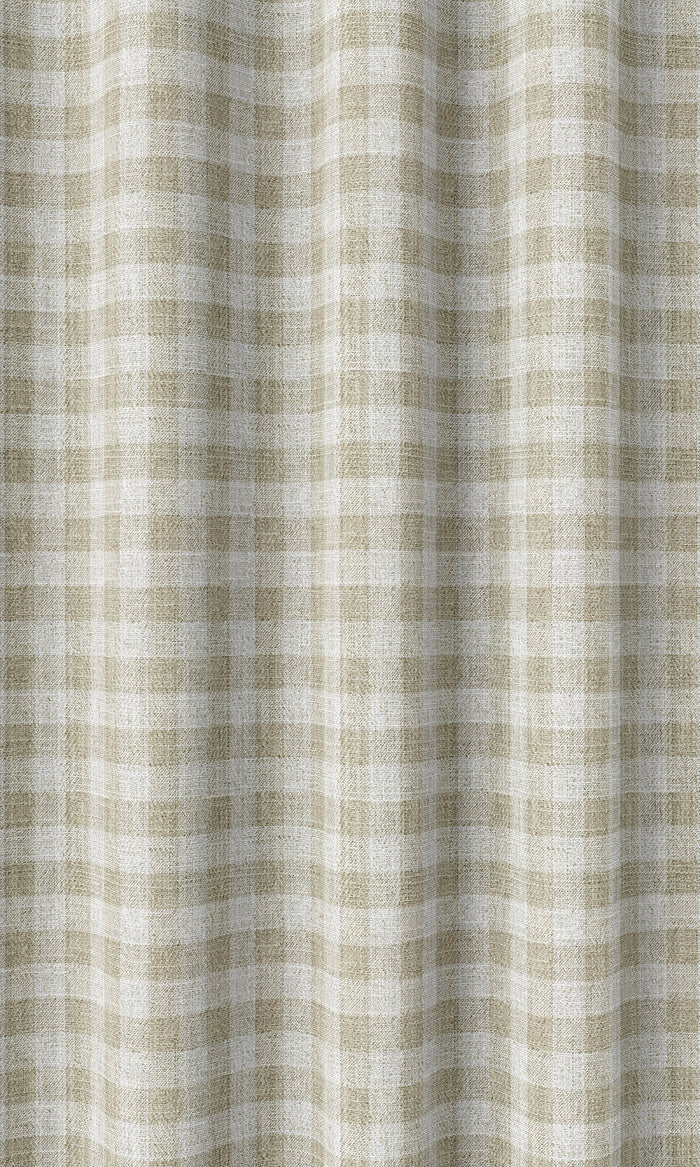 Modern Striped Home Décor Fabric By the Metre (Beige/ White)