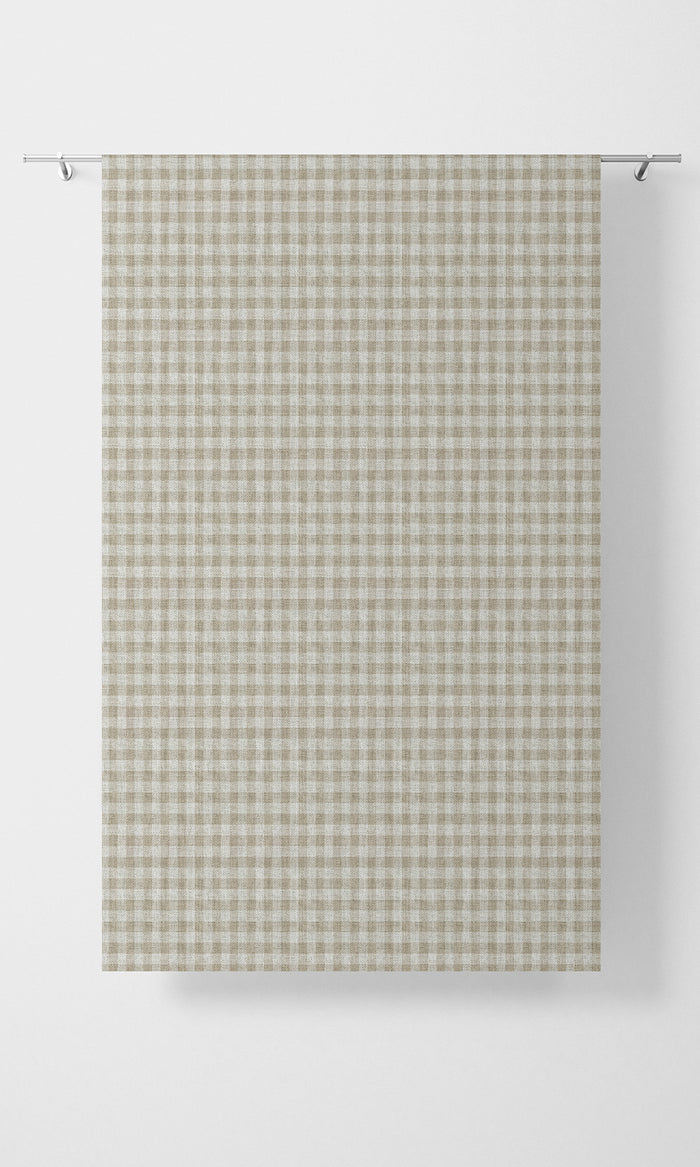 Modern Striped Home Textile Fabric Material By the Metre (Beige/ White)