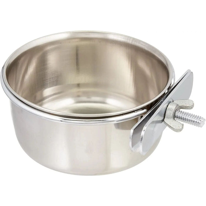 OmniPet Stainless Steel Coop Cup Food or Water Bowl for Pet 20oz.