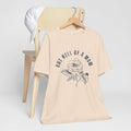 One Hell of a Mom Tattoo-Inspired Flower Rose Unisex Jersey Short Sleeve Tee