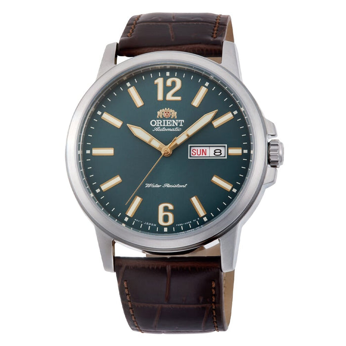 ORIENT: Mechanical Contemporary Watch, Leather Strap - 41.9mm (RA-AA0C06E)