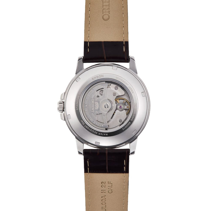 ORIENT: Mechanical Contemporary Watch, Leather Strap - 41.9mm (RA-AA0C06E)