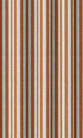 Modern Striped Drapery (Burnt Orange/ White)