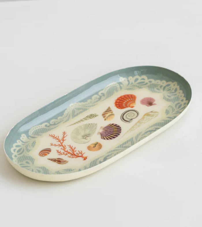 Oval Enamel Tray