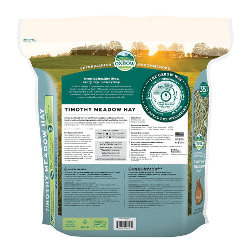 Oxbow Timothy Meadow Hay Small Pet Animal Nutrition 35 oz.