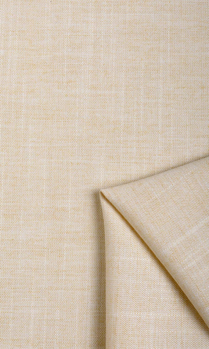 Plain Linen Texture Window Treatments Fabric By the Metre (Pale Beige)