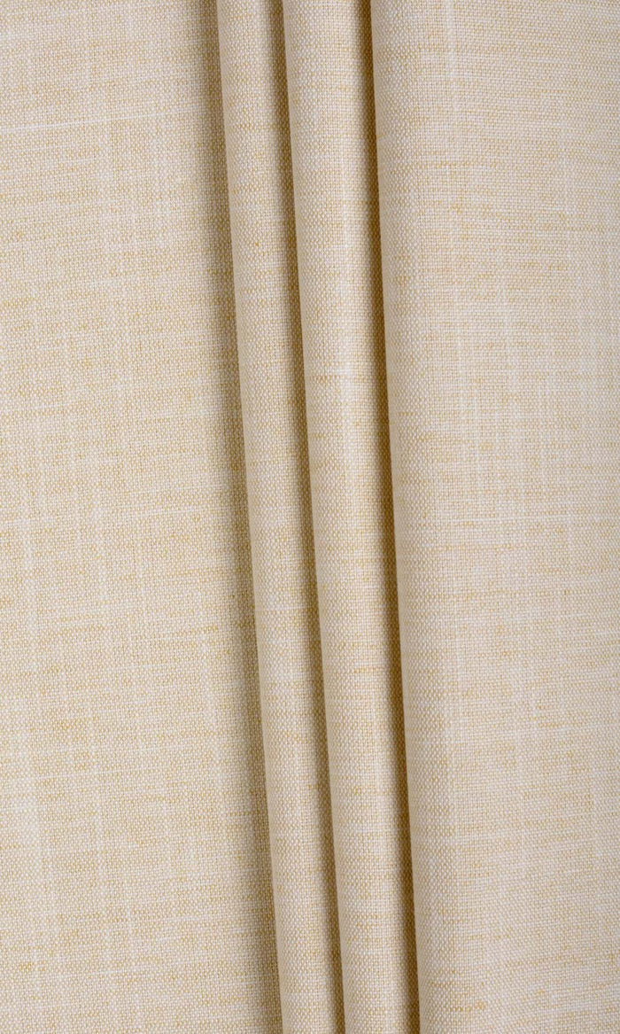 Plain Linen Texture Home Textile Fabric Material By the Metre (Pale Beige)