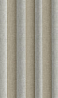 Modern Striped Drapery (Brown/ White)
