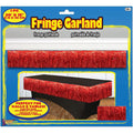 Party Supplies Tinsel Fringe Garland Red, 20" x 15" 1pc