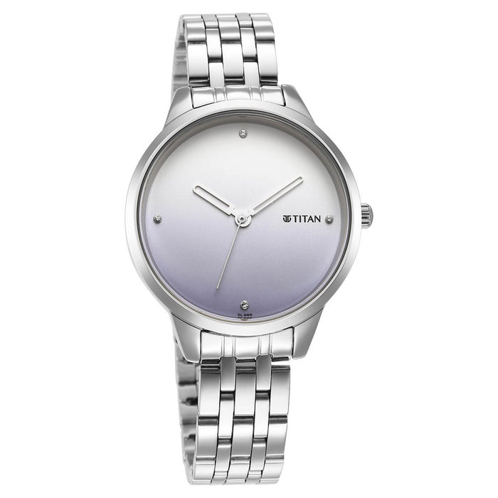 Pastel Dreams Blue Dial Metal Strap Watch 2664SM01
