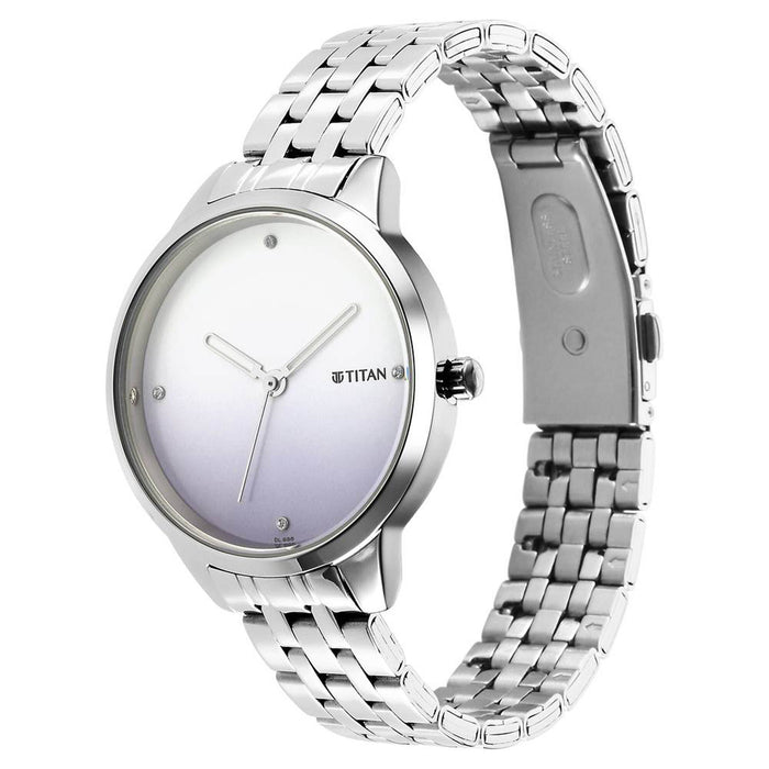 Pastel Dreams Blue Dial Metal Strap Watch 2664SM01