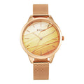 Pastel Dreams Pink Dial Metal Strap Watch 2664WM03