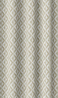 Geometric Print Home Décor Fabric By the Metre (Beige/ White)