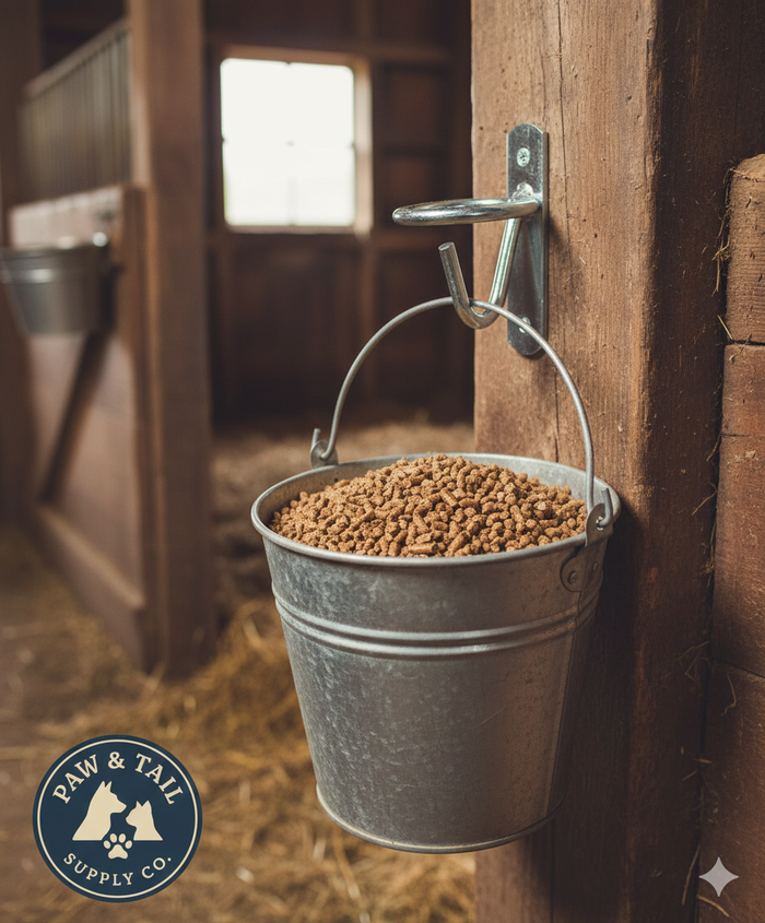 Perri's Wall Mount Bucket Hook Stainless Steel Barn Hanger Gate Latch