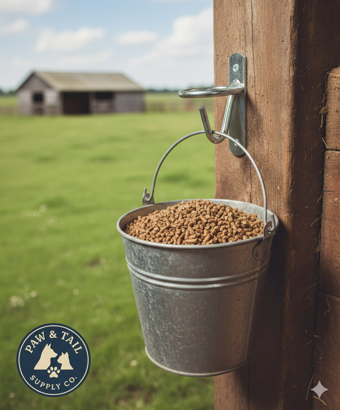 Perri's Wall Mount Bucket Hook Stainless Steel Barn Hanger Gate Latch
