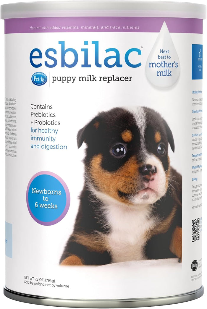 Pet-Ag Esbilac Puppy Milk Replacer Powder 28 oz. Probiotic Puppy Formula
