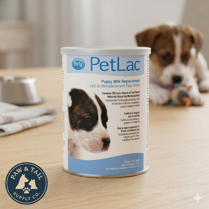 Pet-Ag PetLac Puppy Milk Replacement Powder 10.5 oz. Puppy Formula