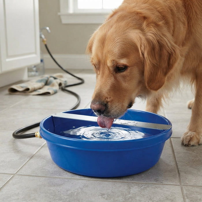 Pet Lodge Automatic Pet Water Bowl with Float Control 3 Gallon