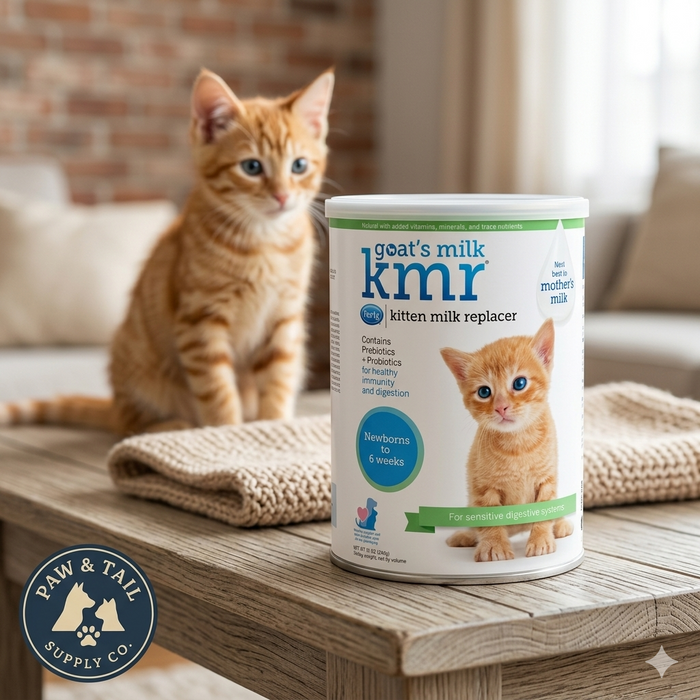 PetAg Goat's Milk Kitten Replacer Powder Sensitive Digestion Probiotics 12 oz.