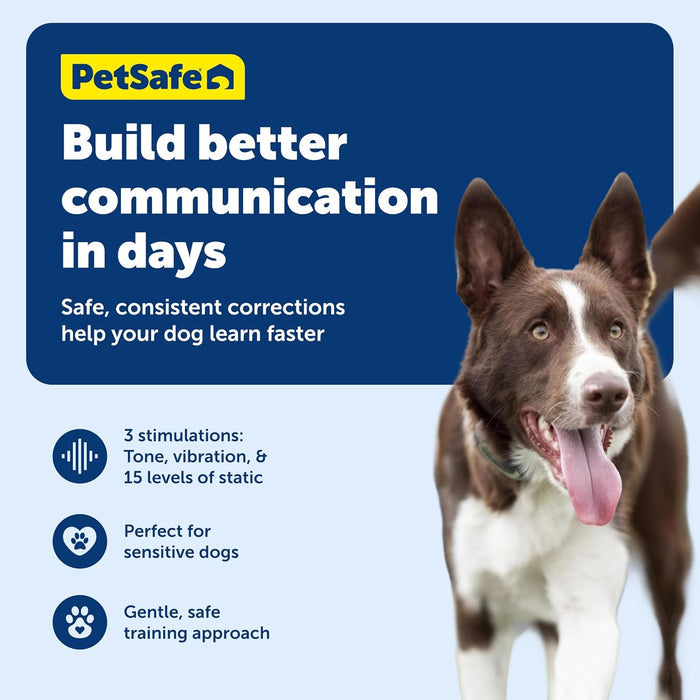 PetSafe Remote Dog Trainer Behavior Training for Medium Large Dogs 100 Yard Range