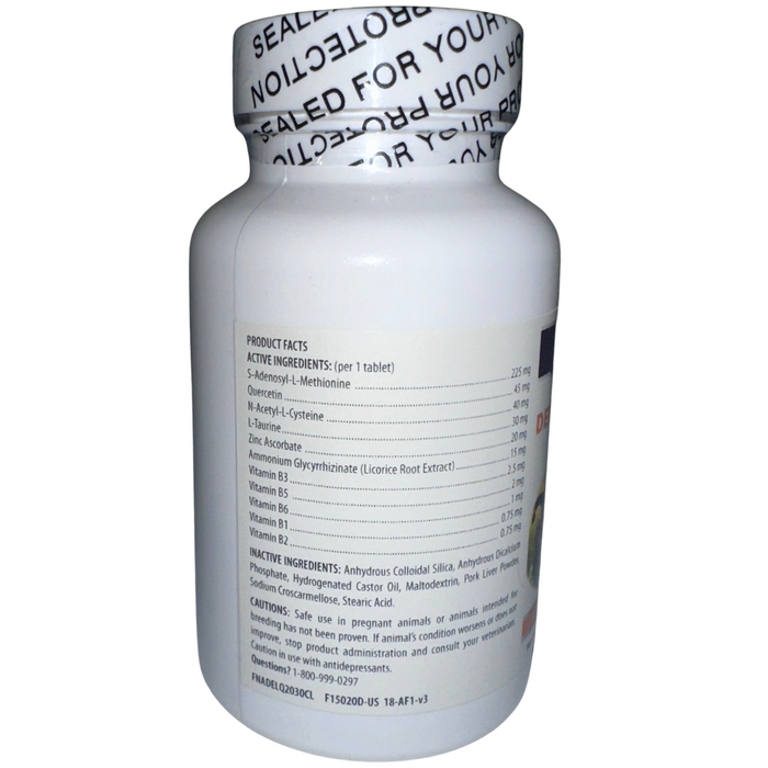 Piccardmeds4pets Denomax SAMe 225mg Dogs & Cats Liver Support 30 Count