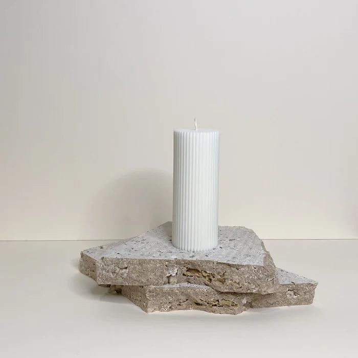 Pillar Candle "Ridge" 15cm