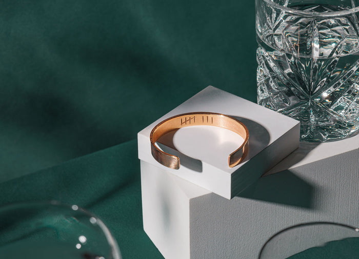 Polished Bronze Cuff Bracelet