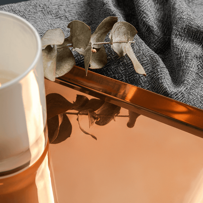 Polished Copper Tray - Medium