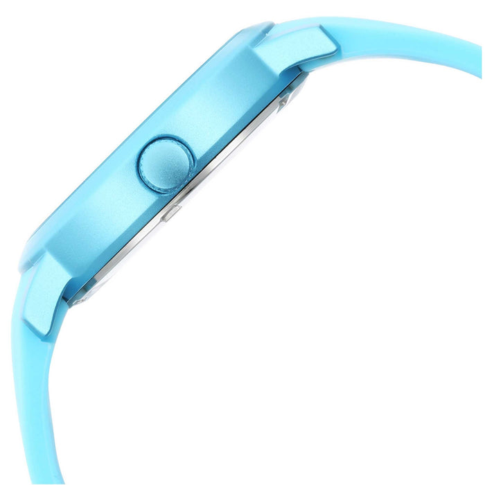 Pop Colours Blue Dial Silicon Strap Watch for Girls