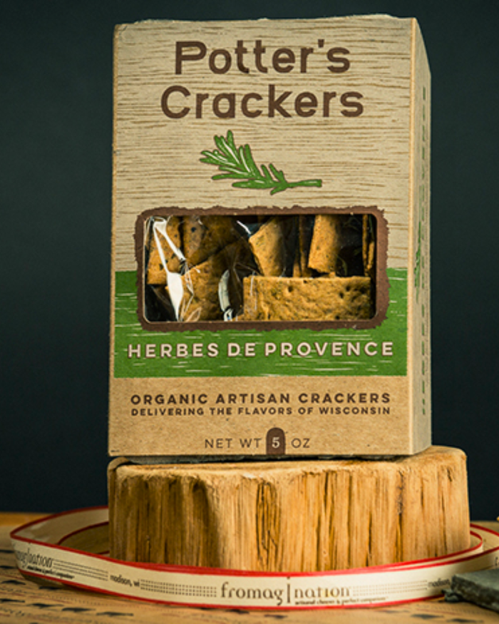 Potter's Crackers Organic Herbes de Provence Crackers