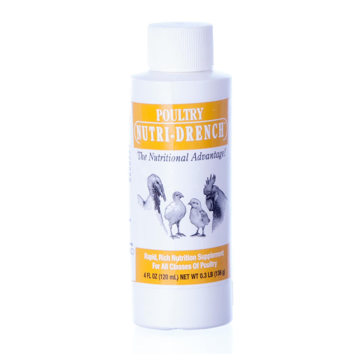 Poultry Nutri-Drench Nutrition Supplement 4 oz. Liquid Vitamins for Poultry