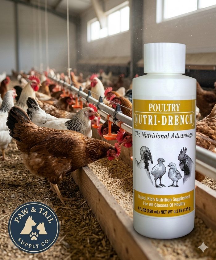 Poultry Nutri-Drench Nutrition Supplement 4 oz. Liquid Vitamins for Poultry