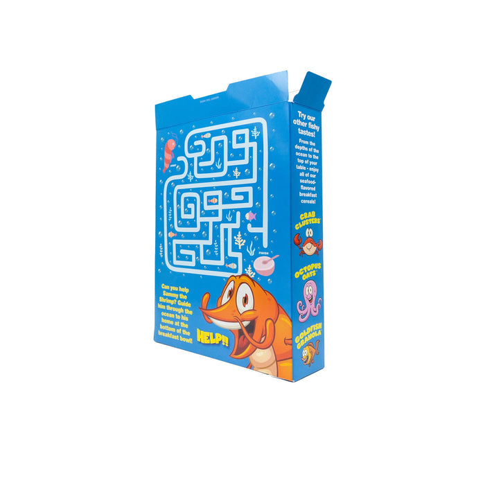 Prank Gift Box Shrimp Smacks Cereal | Hilarious Fake-Out Empty Box for Any Gift-Prank-O-The Bullish Store