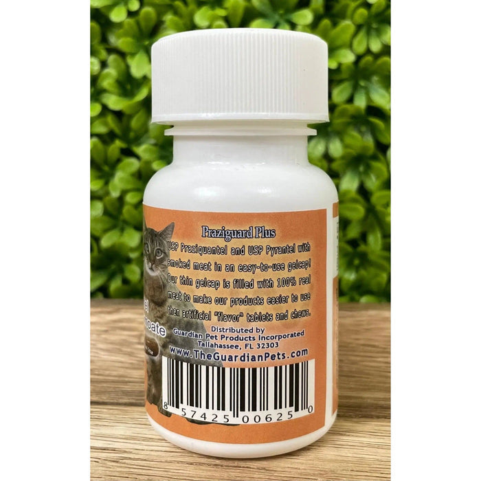 Praziguard Tapeworms Plus De-Wormer for Cats 4 Gelcaps Fish Flavor Guardian