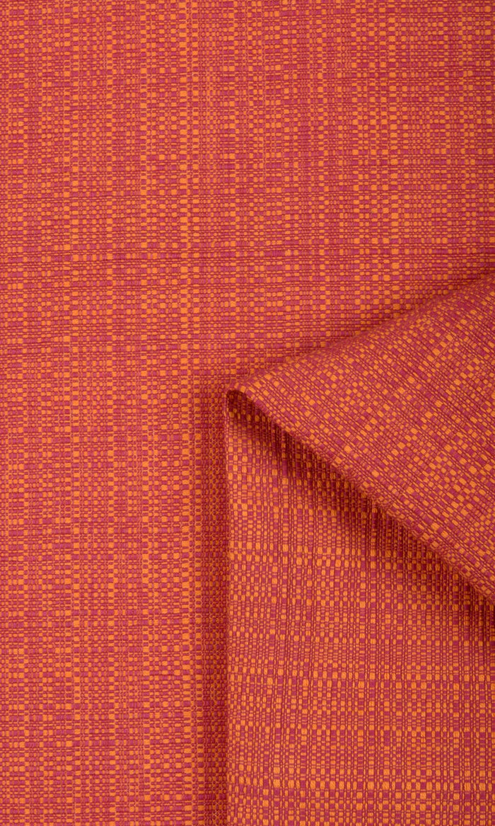 Cotton Curtains / Drapes / Window Drapery Panels (Orange Red)