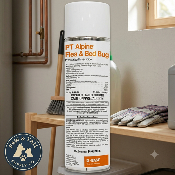 PT Alpine Flea & Bed Bug Aerosol with IGR Insect Control Spray 14 oz.