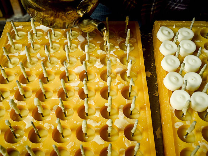 Pure Beeswax Tea Lights -  Ivory