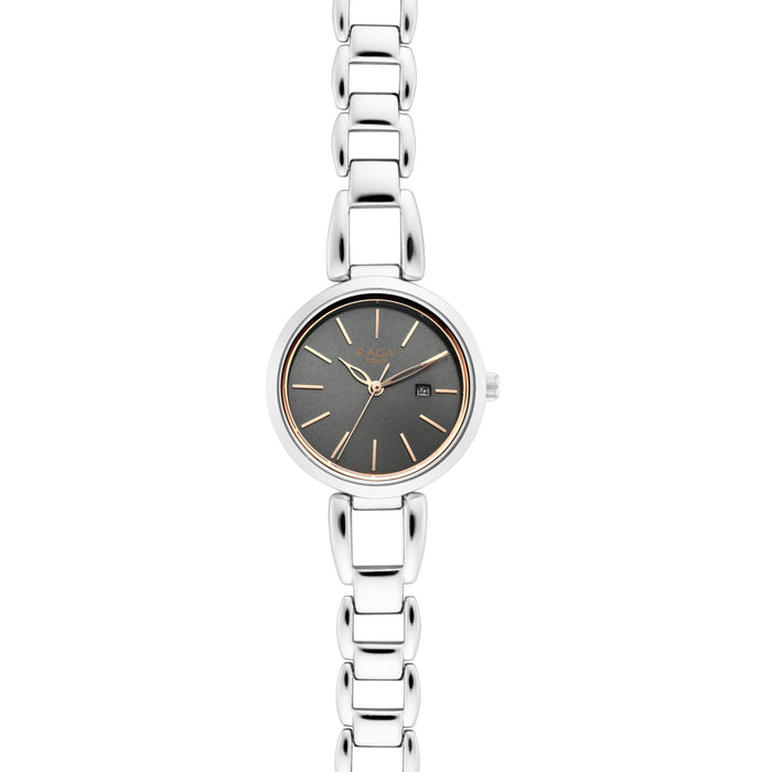 Raga Viva Gun Dial Metal Strap Watch