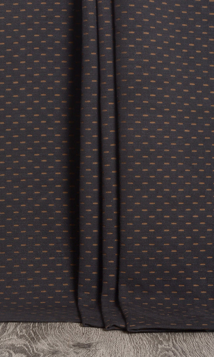 Cotton Pinch Pleat, Rod Pocket, Eyelet Curtains (Black)