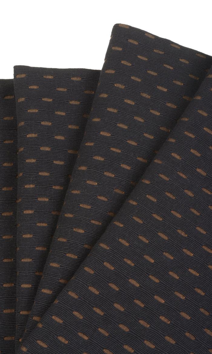 Cotton Made-to-Measure Curtains (Black)
