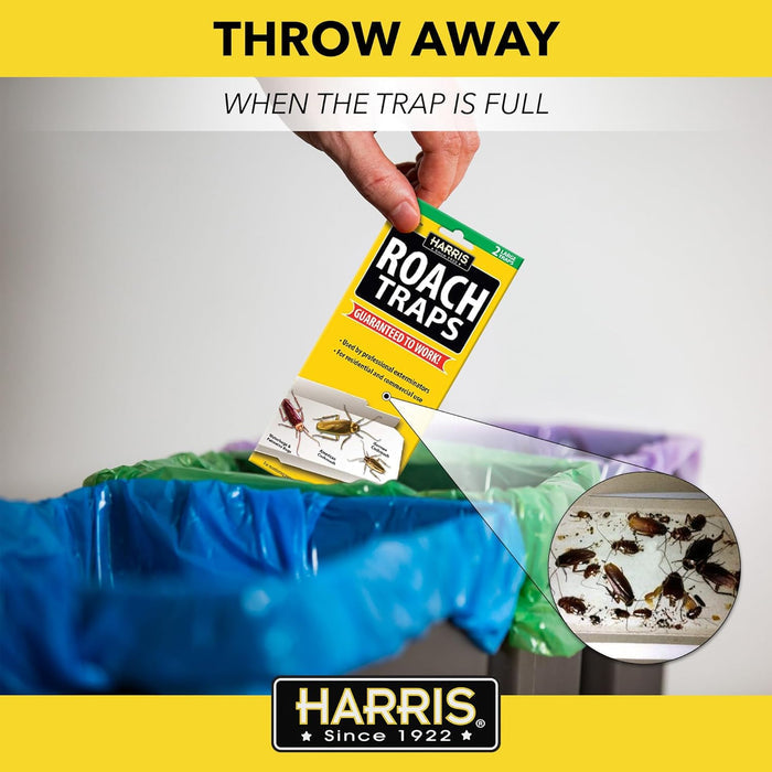 Raw Cat Harris Roach Glue Traps Lure Non-toxic Pesticide-free 2
