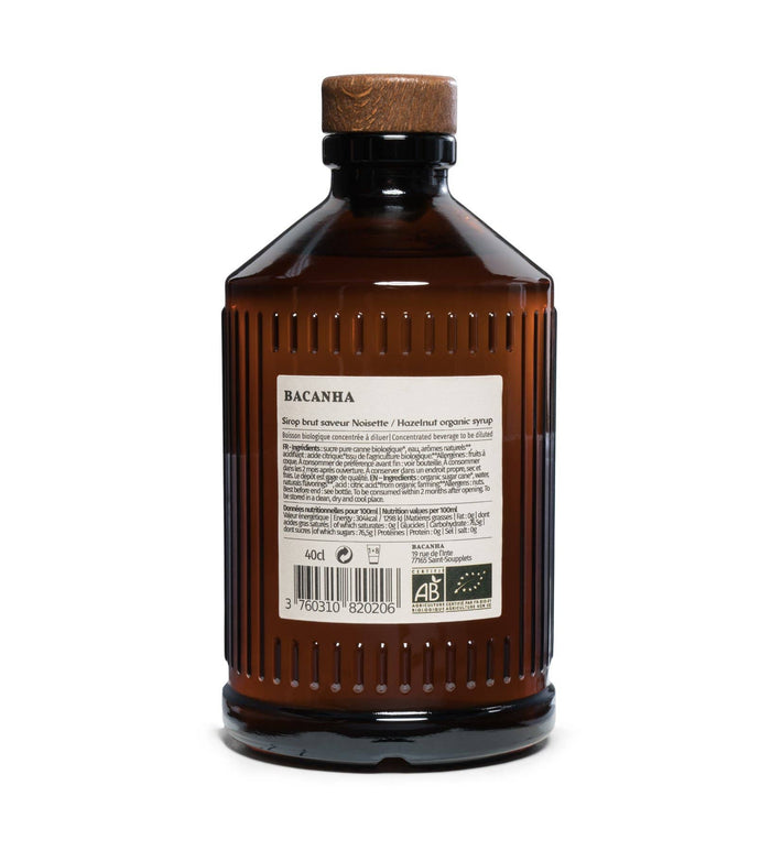 Raw Hazelnut Syrup